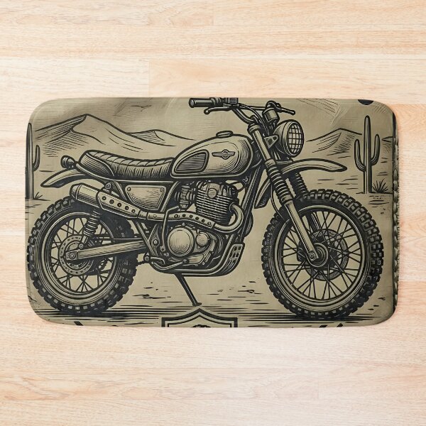 Item preview, Desert Scramblers Vintage Motorcycle Adventure Patch   designed and sold by SnapStickerHub.