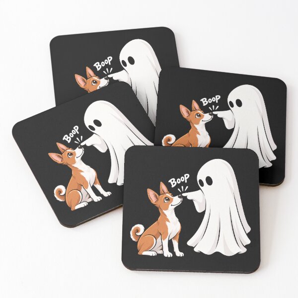 Item preview, Funny Ghost Basenji Dog Boop Halloween Design Mom Dad designed and sold by rafaeltto.