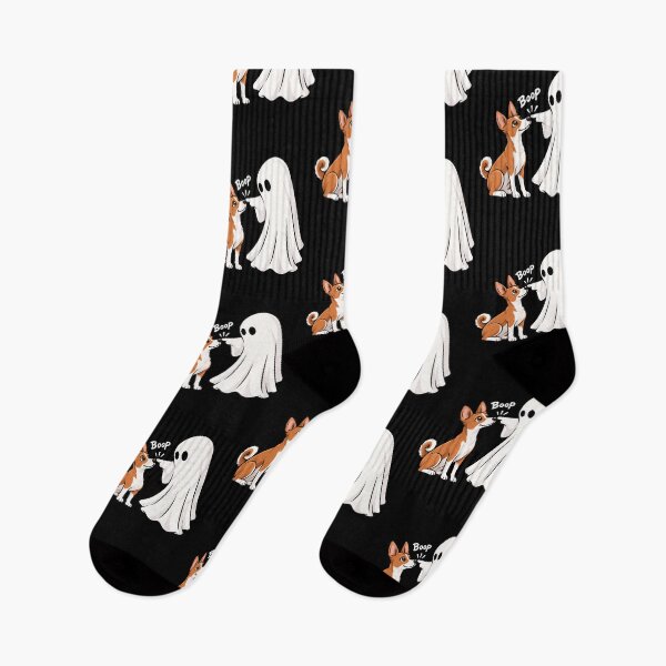 Item preview, Funny Ghost Basenji Dog Boop Halloween Design Mom Dad designed and sold by rafaeltto.