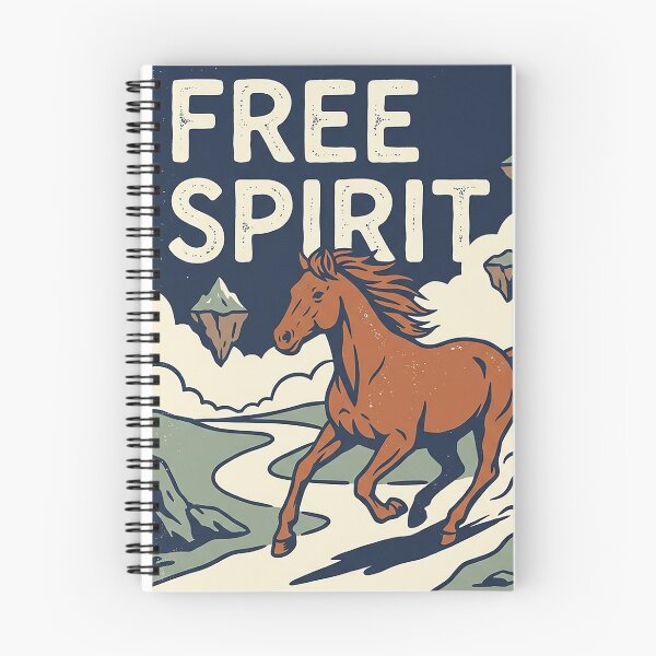 Item preview, Free Spirit – Fantasy Horse Adventure Illustration designed and sold by Dogandesighn.
