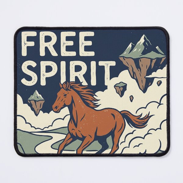 Item preview, Free Spirit – Fantasy Horse Adventure Illustration designed and sold by Dogandesighn.