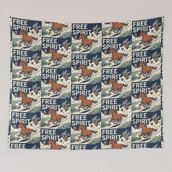 Item preview, Free Spirit – Fantasy Horse Adventure Illustration designed and sold by Dogandesighn.