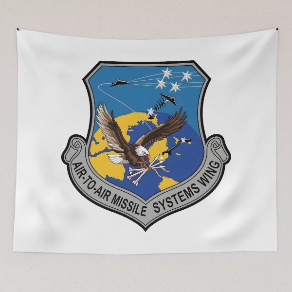 Item preview, USAF Air-to-Air Missile Systems Wing Shield Patch    designed and sold by CharlieDesings.