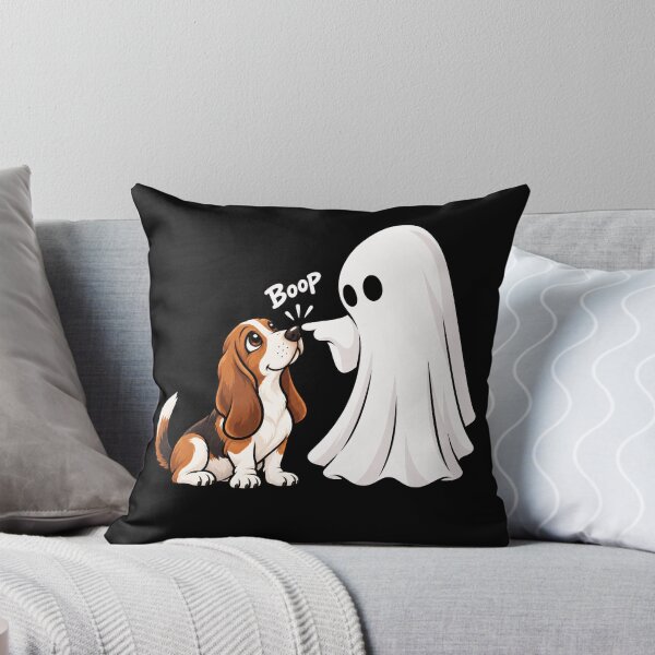 Item preview, Funny Ghost Basset Hound Dog Boop Halloween Design Mom Dad designed and sold by rafaeltto.