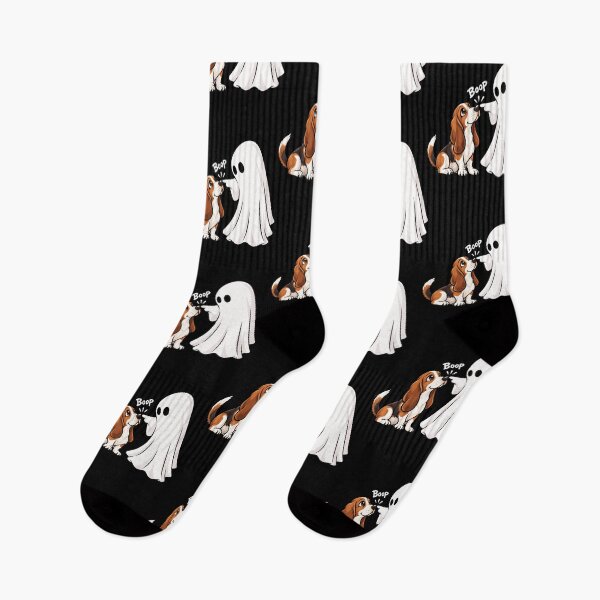 Item preview, Funny Ghost Basset Hound Dog Boop Halloween Design Mom Dad designed and sold by rafaeltto.