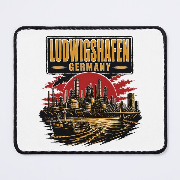 Item preview, Ludwigshafen Germany Vintage Travel Tourism designed and sold by TravelersGems.