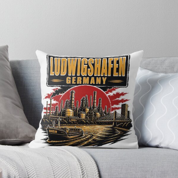 Item preview, Ludwigshafen Germany Vintage Travel Tourism designed and sold by TravelersGems.