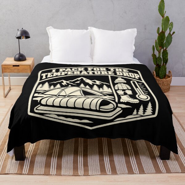 Item preview, I Pack For The Temperature Drop Winter Camping Humor designed and sold by DreamLayerStudio.