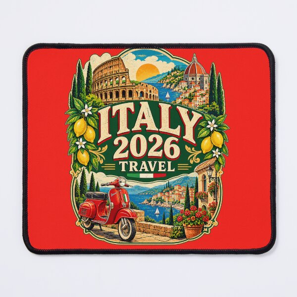 Item preview, Italy 2026 Travel, Italy Vacation Gift, Italian Travel Graphic Tee, designed and sold by nouradesinger.