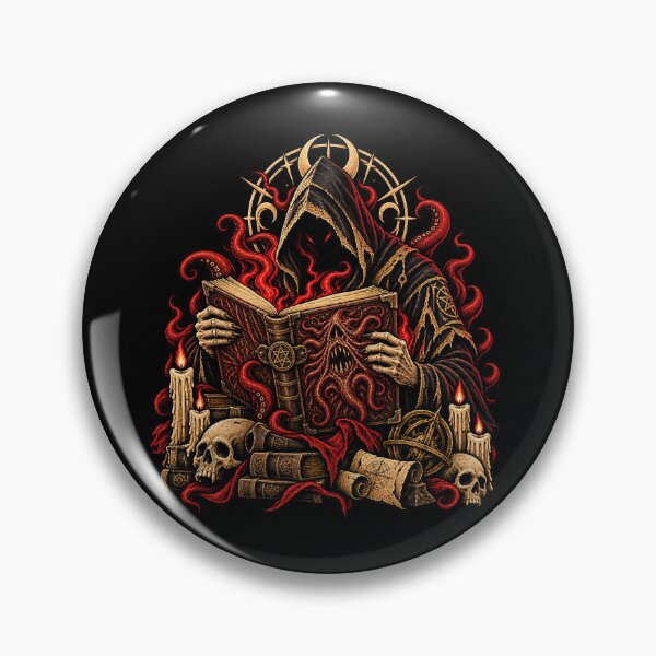Item preview, Reading the Necronomicon Occult Horror designed and sold by Pandaburba.
