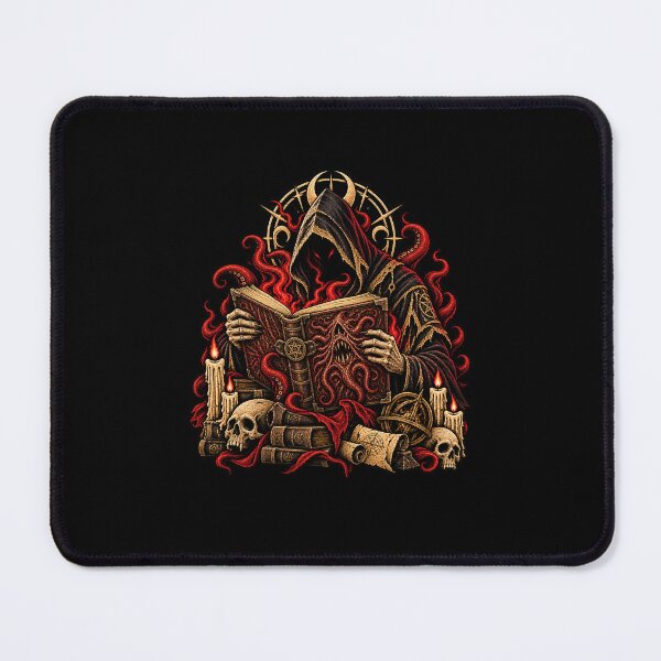Item preview, Reading the Necronomicon Occult Horror designed and sold by Pandaburba.
