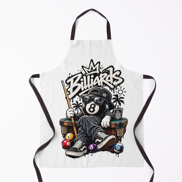Item preview, 8 Ball Billiards Graffiti Streetwear | Cool Retro Pool Player Design designed and sold by Mahmoud Salah.