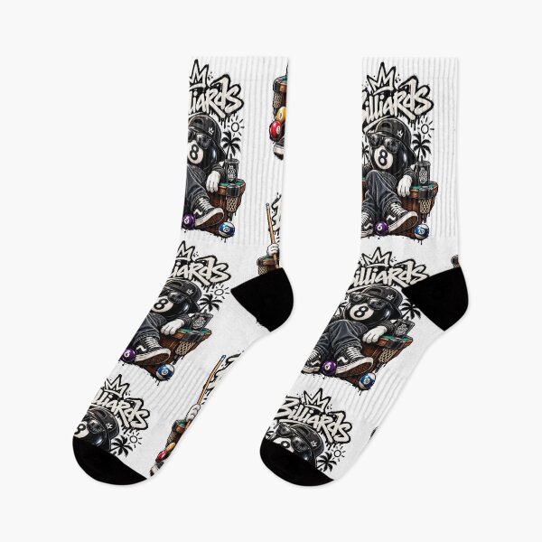 Item preview, 8 Ball Billiards Graffiti Streetwear | Cool Retro Pool Player Design designed and sold by Mahmoud Salah.