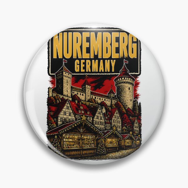 Item preview, Nuremberg Germany Vintage Travel Tourism designed and sold by TravelersGems.