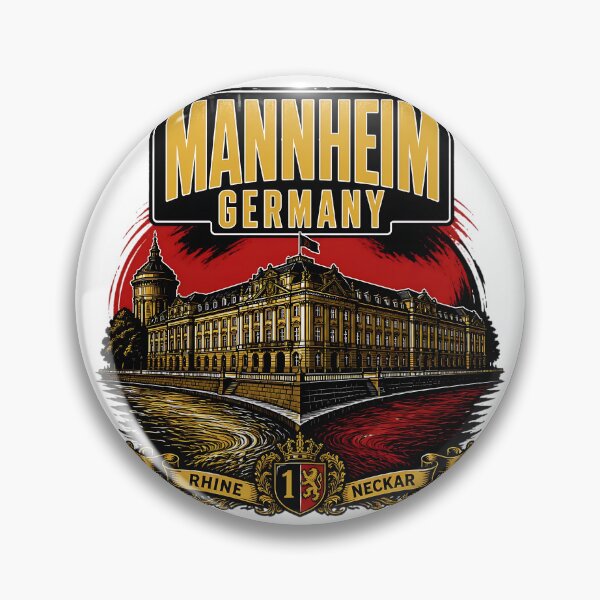 Item preview, Mannheim Germany Vintage Travel Tourism designed and sold by TravelersGems.