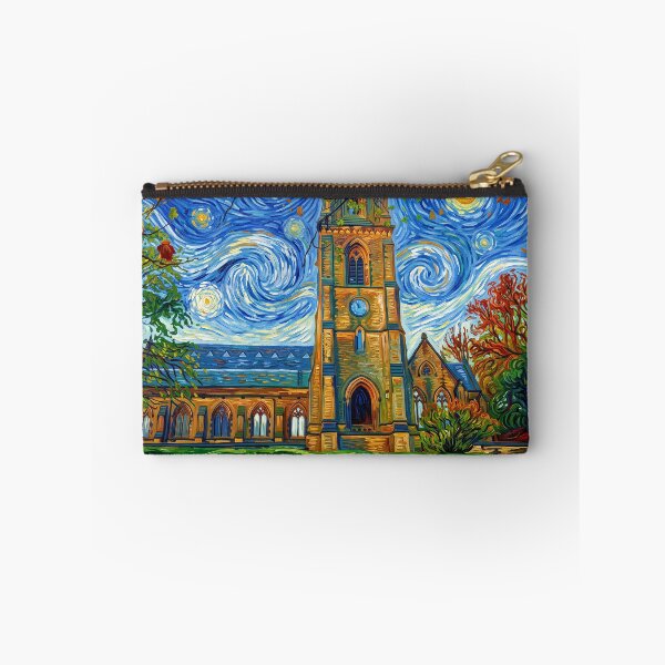 Item preview, Todmorden Unitarian Church in a Starry Night Style designed and sold by ArtworkNorth.