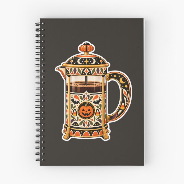 Item preview, Retro Halloween French Press Coffee designed and sold by AliAltinelArt.