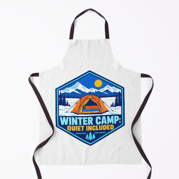 Item preview, Winter Camp Quiet Included Winter Camping Badge designed and sold by DreamLayerStudio.
