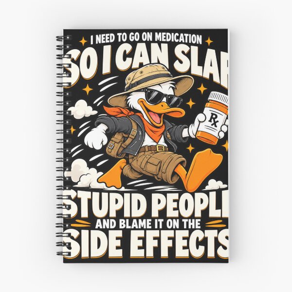 Item preview, I Need to Go on Medication So I Can Slap Stupid People Funny Sarcastic Humor T-Shirt designed and sold by Trendably.