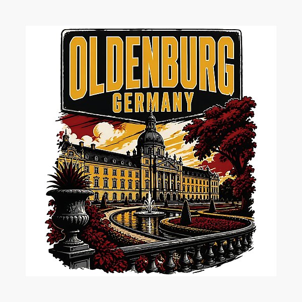 Item preview, Oldenburg Germany Vintage Travel Tourism designed and sold by TravelersGems.
