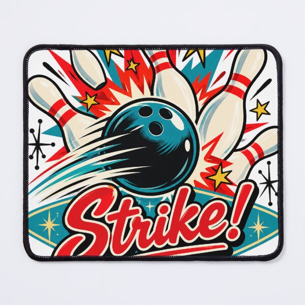 Item preview, Strike Retro Bowling Ball Skittles 50s Rockabilly designed and sold by LongIslandDesgn.