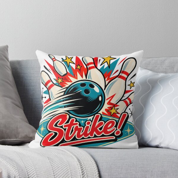 Item preview, Strike Retro Bowling Ball Skittles 50s Rockabilly designed and sold by LongIslandDesgn.