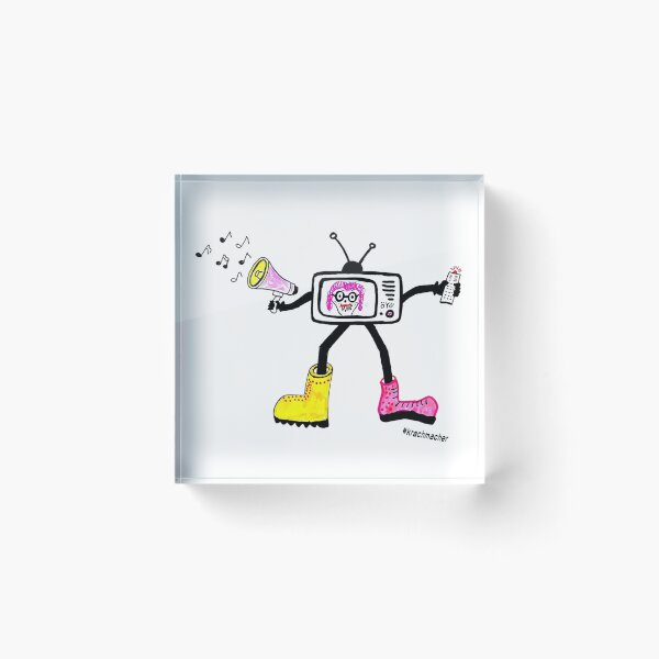 Item preview, TV Head Creature With Megaphone designed and sold by OYOBreitiMaul.