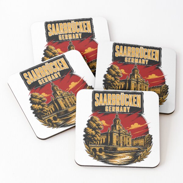 Item preview, Saarbrucken Germany Vintage Travel Tourism designed and sold by TravelersGems.