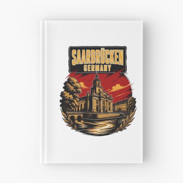 Item preview, Saarbrucken Germany Vintage Travel Tourism designed and sold by TravelersGems.