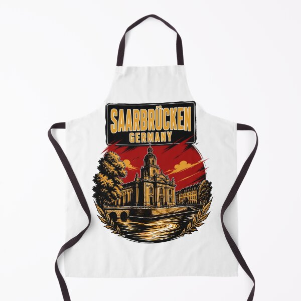 Item preview, Saarbrucken Germany Vintage Travel Tourism designed and sold by TravelersGems.