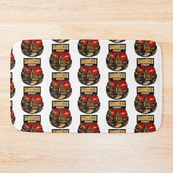 Item preview, Saarbrucken Germany Vintage Travel Tourism designed and sold by TravelersGems.