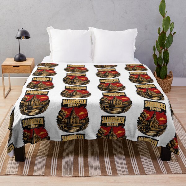 Item preview, Saarbrucken Germany Vintage Travel Tourism designed and sold by TravelersGems.