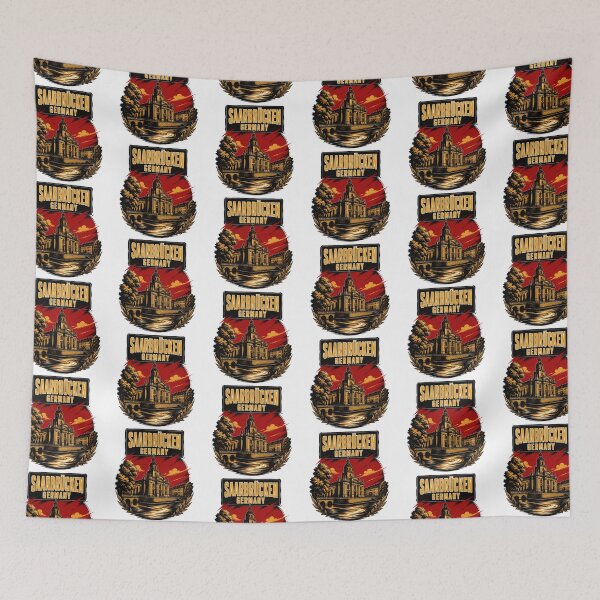 Item preview, Saarbrucken Germany Vintage Travel Tourism designed and sold by TravelersGems.