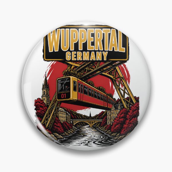 Item preview, Wuppertal Germany Vintage Travel Tourism designed and sold by TravelersGems.