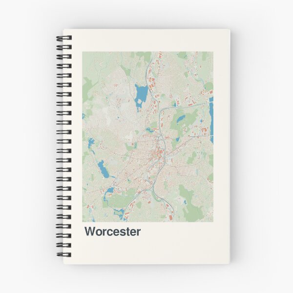 Item preview, Worcester Minimalistic Map Art designed and sold by MapsNerd.