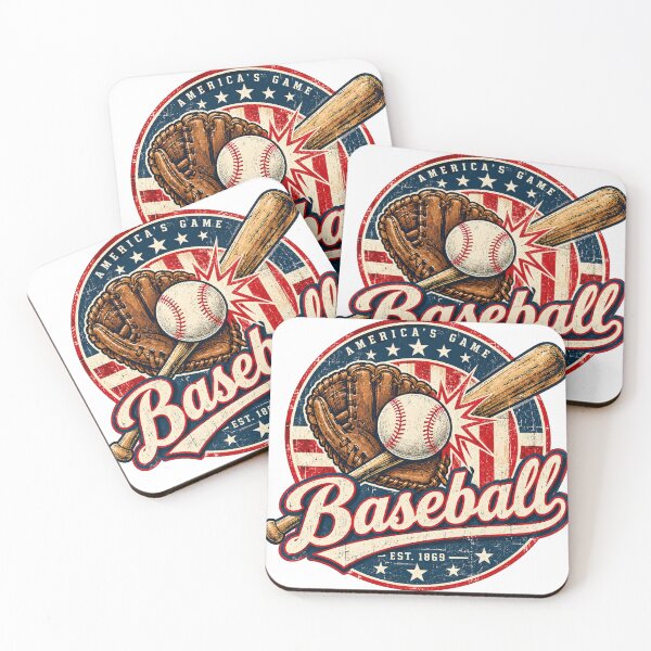 Item preview, Vintage Baseball America's Game Glove Bat designed and sold by LongIslandDesgn.