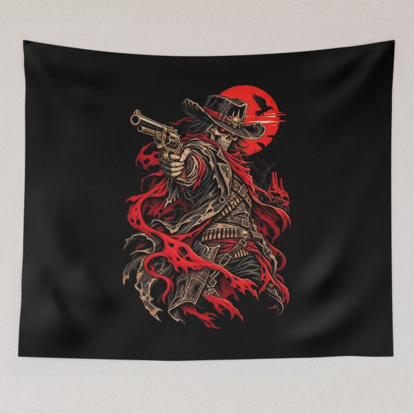 Item preview, Undead Cowboy Western Gunslinger designed and sold by Pandaburba.