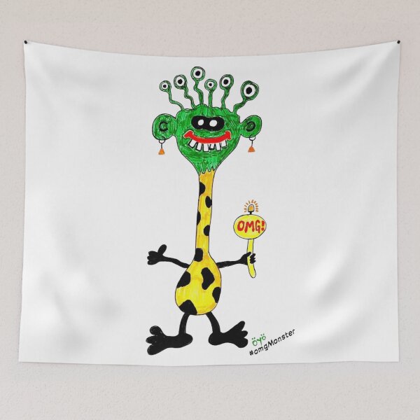 Item preview, Green Headed Monster OMG Sign designed and sold by OYOBreitiMaul.