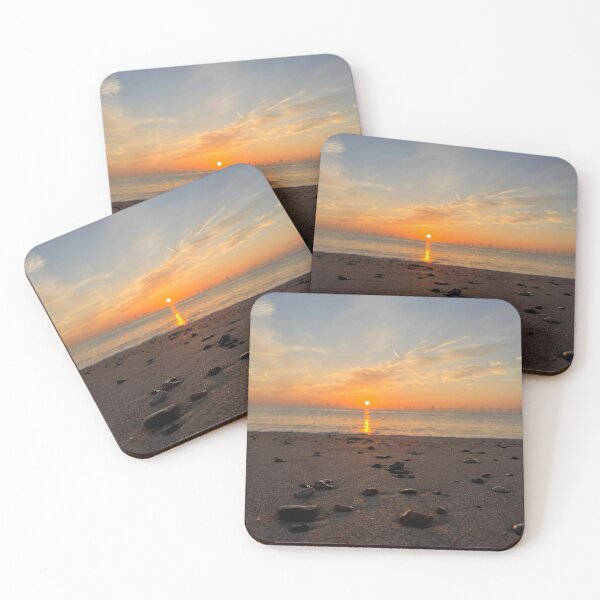 Item preview, Sunrise Over Calm Ocean Horizon designed and sold by Astute-Artio-Photography.