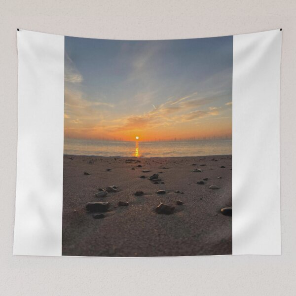 Item preview, Sunrise Over Calm Ocean Horizon designed and sold by Astute-Artio-Photography.