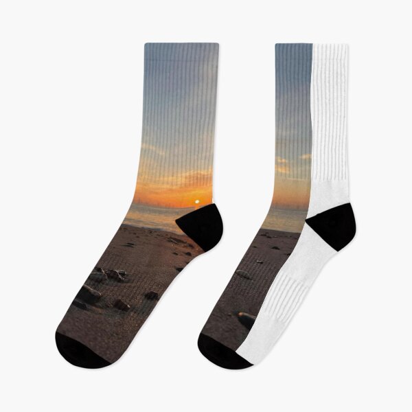 Item preview, Sunrise Over Calm Ocean Horizon designed and sold by Astute-Artio-Photography.