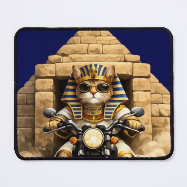 Item preview, Pharaoh Cat Rider – Epic Egyptian Motorcycle Adventure designed and sold by Dogandesighn.
