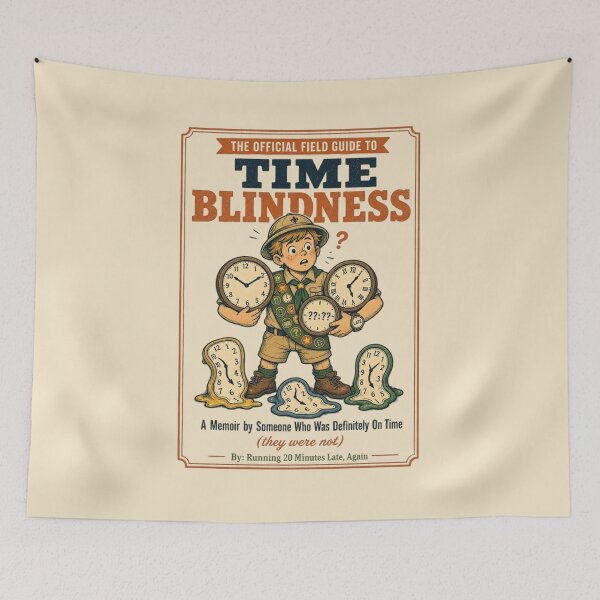 Item preview, Time Blindness Survival Guide designed and sold by MOSIDRIP™.