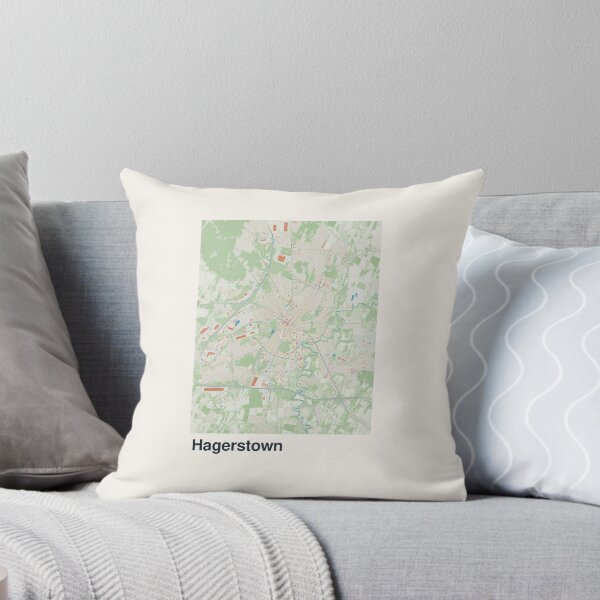 Item preview, Hagerstown Minimalistic Map Art designed and sold by MapsNerd.