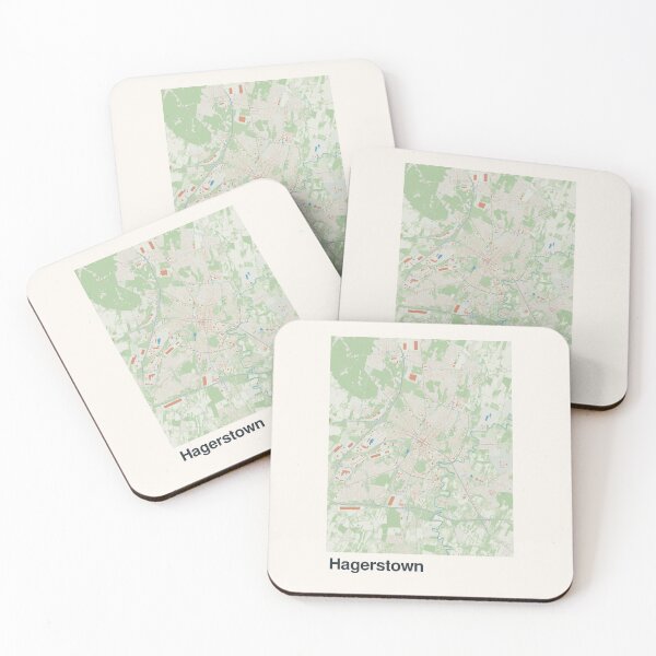 Item preview, Hagerstown Minimalistic Map Art designed and sold by MapsNerd.