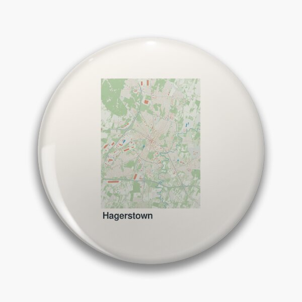 Item preview, Hagerstown Minimalistic Map Art designed and sold by MapsNerd.