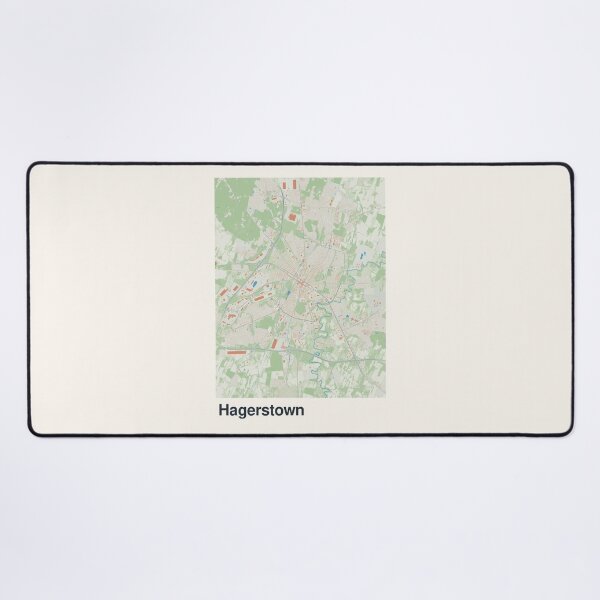 Item preview, Hagerstown Minimalistic Map Art designed and sold by MapsNerd.