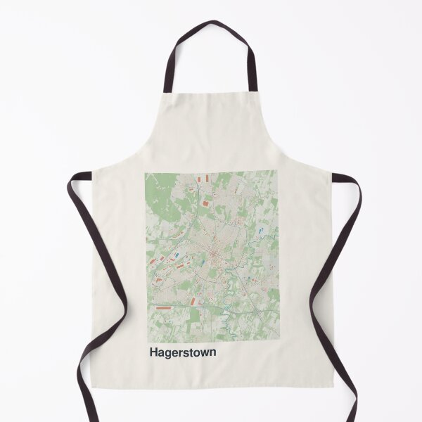Item preview, Hagerstown Minimalistic Map Art designed and sold by MapsNerd.
