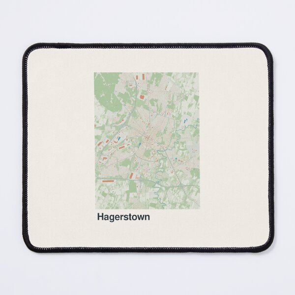 Item preview, Hagerstown Minimalistic Map Art designed and sold by MapsNerd.