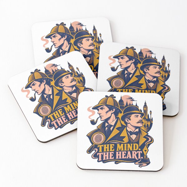 Item preview, Sherlock Holmes and Watson: The Mind and the Heart designed and sold by Fenay Designs.